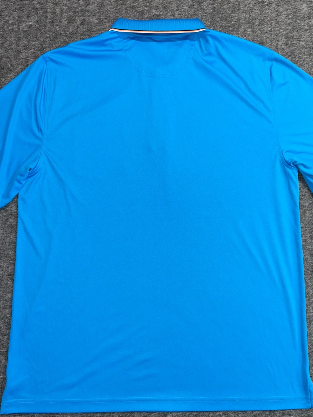 Greg Norman Tasso Elba Play Dry Golf Polo Shirt Blue Striped Mens XL - Picture 6 of 6